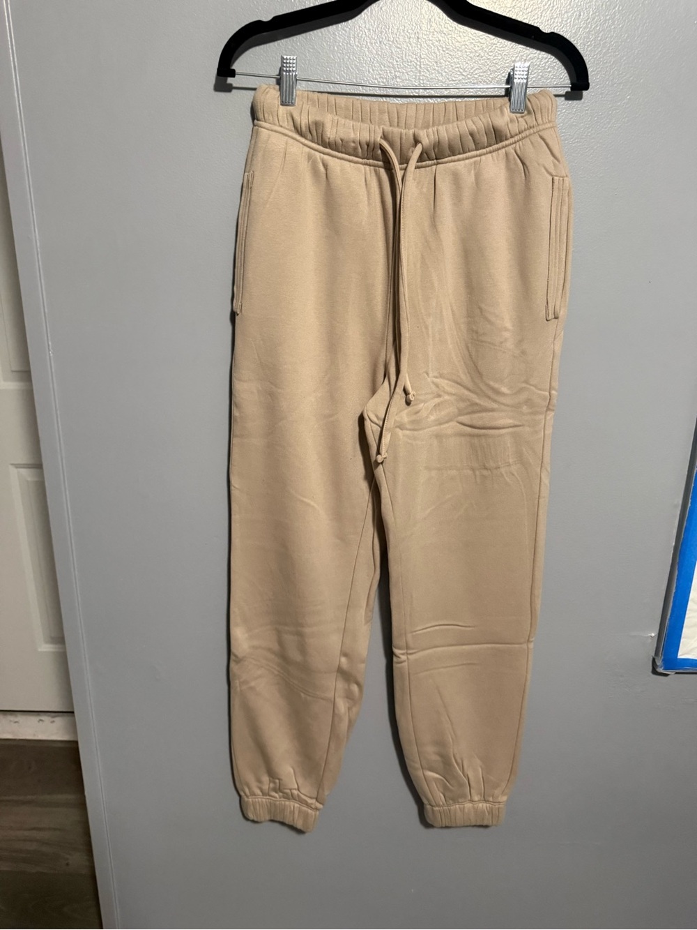 Zenana Fleece Jogger Sweatpants – Ash Mocha - Picture 2 of 3